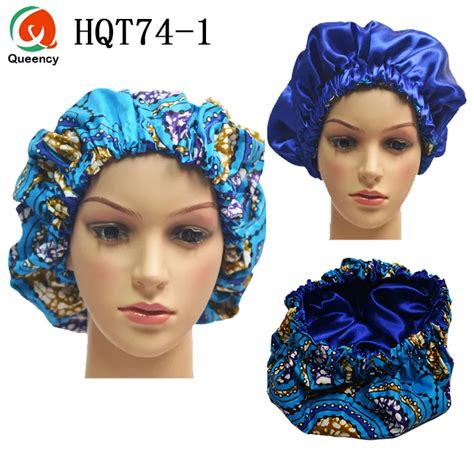 Hqt74 Queency African Headtiescarfturban Width 2121 Muslim Arabic Ladies Satin Lined Wax