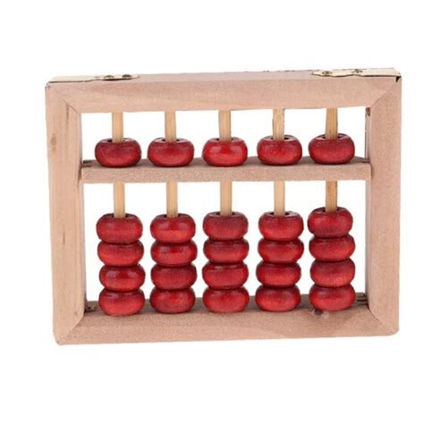 Shop Classic Wooden 5 Digit Abacus Chinese Calculator Frame Kids Math