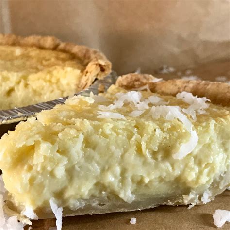 My recipe instructs to blend as you count slowly to 10, and it instructs to put the coconut in the blender with the other ingredients. Creamy Coconut Custard Pie | Recipe | Coconut custard pie ...