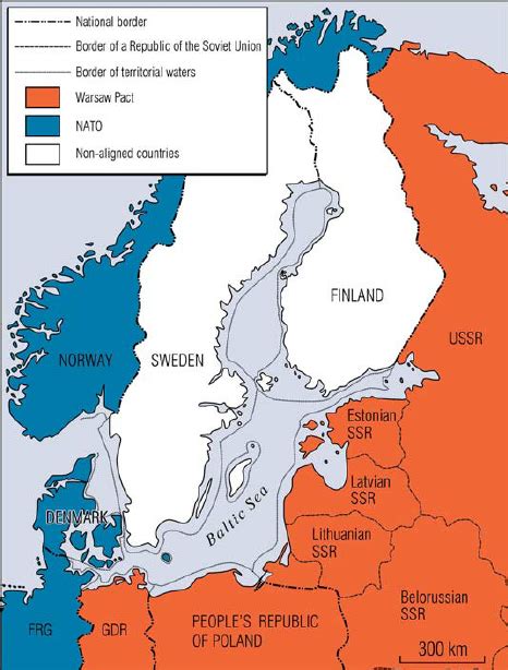 The Cold War Divided The Baltic Sea In The Post War Period Three Download Scientific Diagram