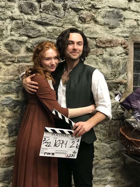 More Poldark S5 Wrap Photos Video And Lovely Message From Eleanor Tomlinson Aidan Turner News