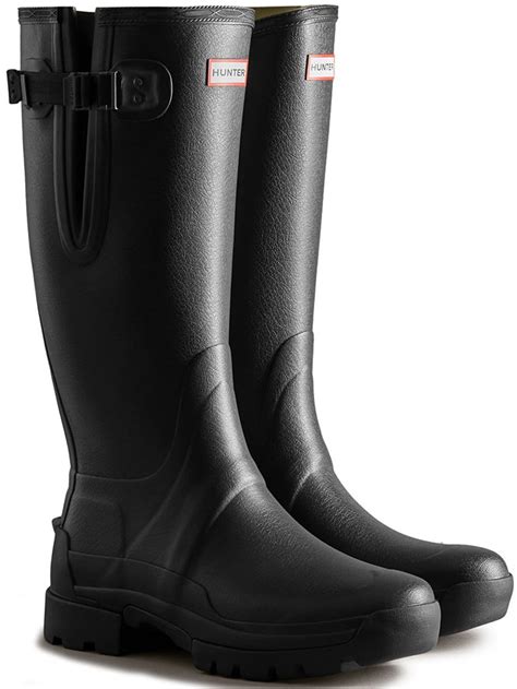 Hunter Balmoral Side Adjustable Mens Wellies Absolute Snow