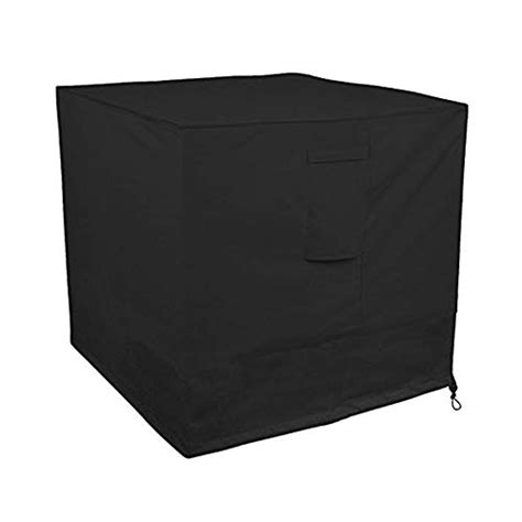 This durable ac cover for outside units measures 32 x 32 x 36 inches, which is perfect for machines with a square shape. Little World Winter Air Conditioner Cover Heavy Duty Large ...