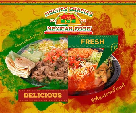 Use this menu information as a guideline, but please be aware that over time, prices and menu items may change without being reported to our site. Muchas Gracias Mexican Food (Gateway) Delivery - 1307 NE ...