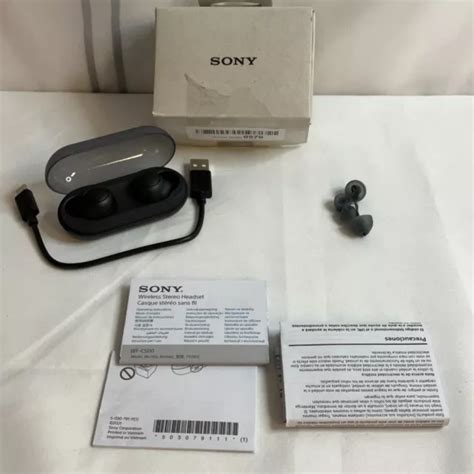 Sony Wf C500 Black True Wireless Noise Cancelling Stereo Bluetooth