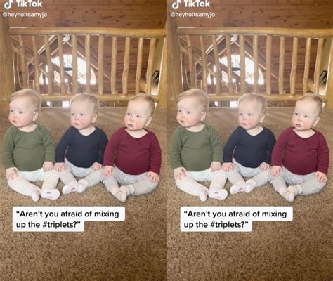 How To Tell Identical Triplets Apart Mom Creates Unique System