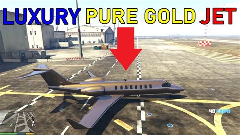 Golden Jet Plane Gta 5 Hindi Platinum Gaming Youtube