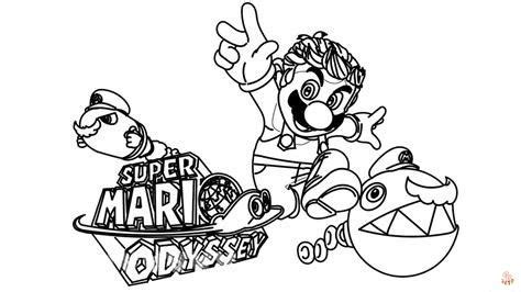 Super Mario Odyssey Ausmalbilder Kostenlose Vorlagen