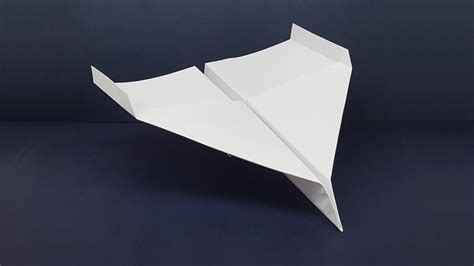 Simple Folding Paper Airplane Easy Origami Plane Instruction Youtube