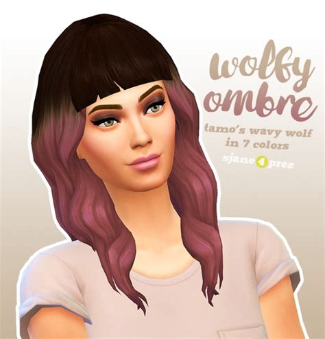 Wolfy Ombre Hair At 4 Prez Sims4 Sims 4 Updates