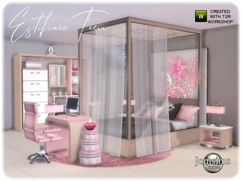 The Sims Resource Estifiace Teen Bedroom