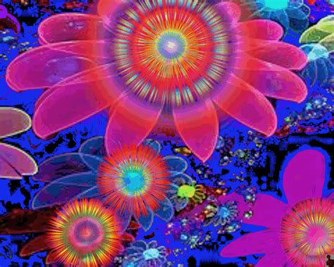 Psychedelic Flowers  Wiffle