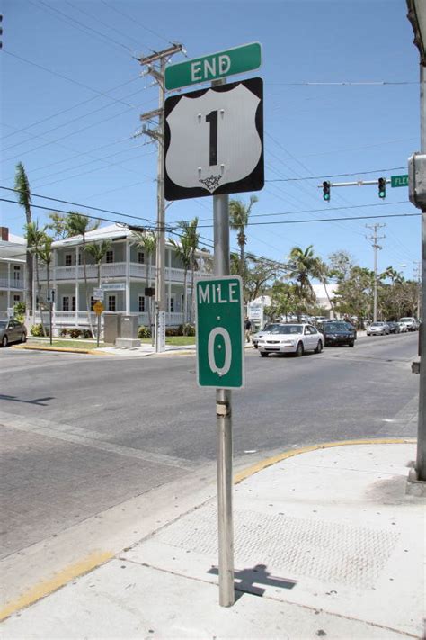 The key west international airport provides airline service. Florida Memory • Mile marker 0 at the end of U.S. 1 - Key West, Florida.
