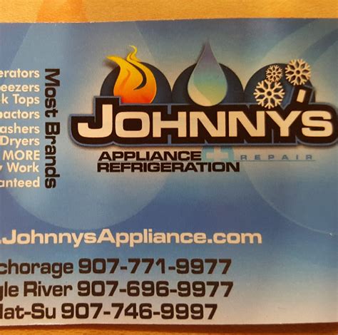 Johnnys Appliance And Refrigeration Repair Palmer Ak
