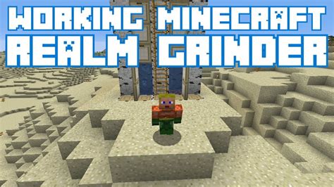 Working Minecraft Realm Mob Grinder Youtube