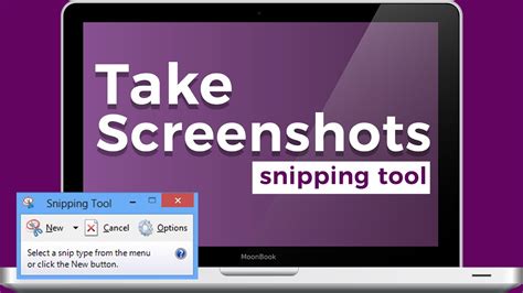 How To Take Screenshots On Your Computer Using Snipping Tool Youtube