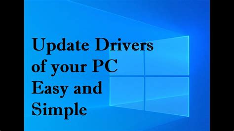 How To Update Drivers Easily Youtube
