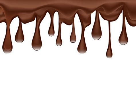 Royalty Free Melting Chocolate Bar Clip Art Vector Images