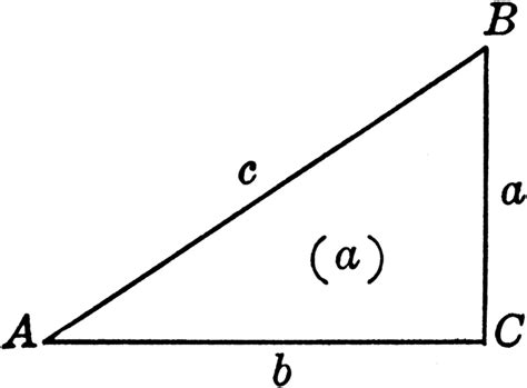 Right Triangle Abc Clipart Etc