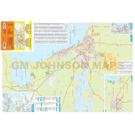 Sudbury North Bay Timmins Ontario Street Map Gm Johnson Maps
