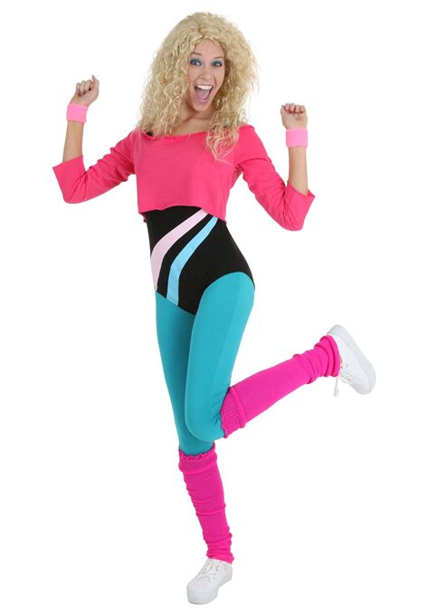 To get the look, all you need to do is layer a leotard over a bright pair of tights and throw on some slouch socks and sneakers. Women's 80's Workout Girl | 80s party outfits, 80s workout costume, Gym clothes women