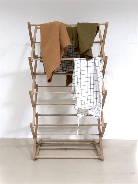 Beech Wooden Clothes Drying Rack Pantoufle
