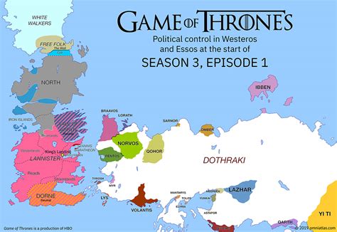 Game Of Thrones Map