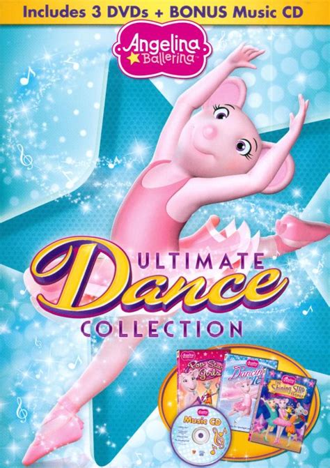 best buy angelina ballerina ultimate dance collection [4 discs] [3 dvds cd] [dvd]