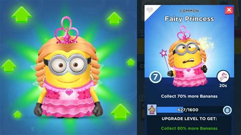 Minion Rush Fairy Princess Level 3 7 Upgrade Despicable Ops Mission 4