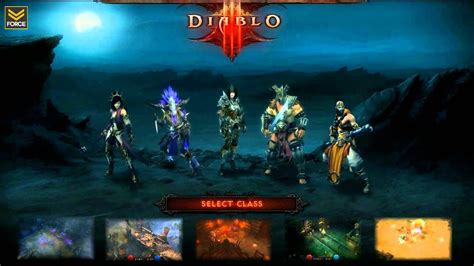Diablo 3 Character Selection Screen Interactive Video Youtube