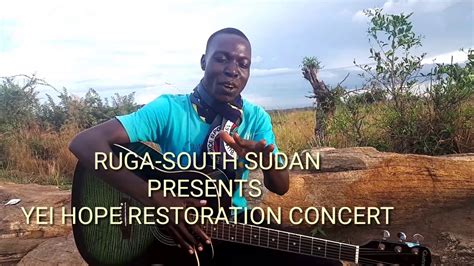 Here is a presentation of hymns and war songs of the type that are sung at a funeral for a chief, in this case, that of scholar dr. South Sudan Gospel music concert - YouTube