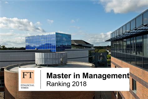 Msc Management Rises In 2018 Financial Times Global Masters In Management Top 100 Rankings Dcu