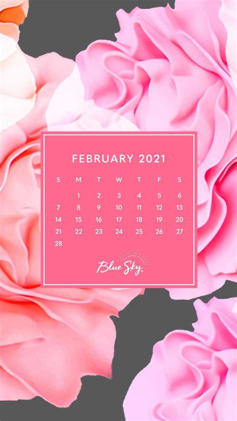Printable Calendar February 2021 Aesthetic 30 Free February 2021