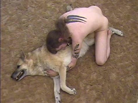Zoophile Man Jerks And Cums On His Own Doggy Zoo Tube 1