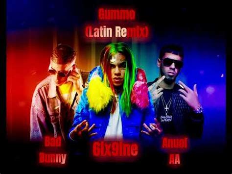 Ix Ine Gummo Latin Remix Feat Anuel Aa Bad Bunny Youtube