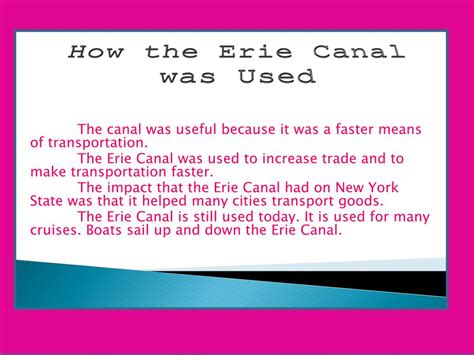 Ppt The Erie Canal Project Powerpoint Presentation Free Download Id3065503