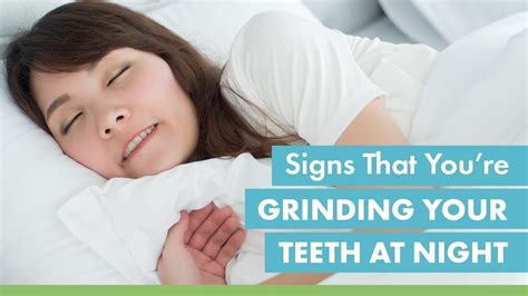 Signs That You Are Grinding Your Teeth At Night Youtube