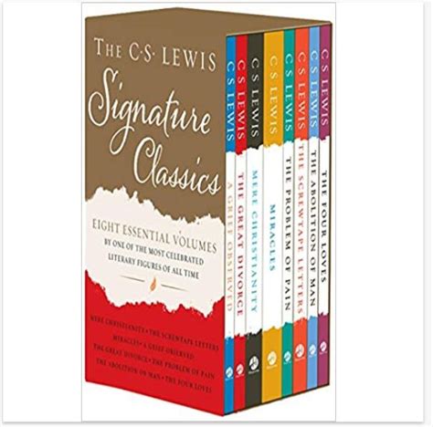 The C S Lewis Signature Classics 7 Volume Box Set An Anthology Of