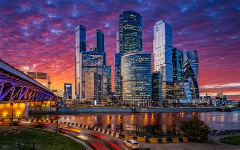 1440x900 Moscow City At Night 1440x900 Wallpaper Hd City 4k Wallpapers