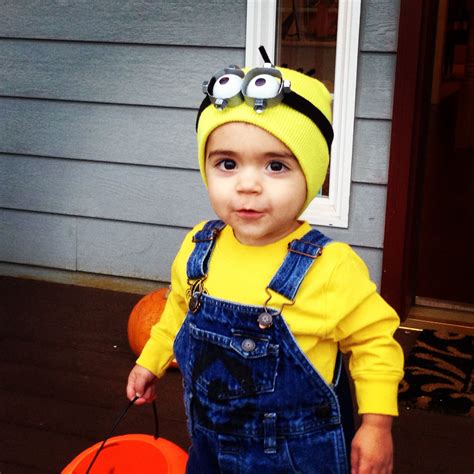 Homemade Minion Despicable Me Costume For Halloween He Was The Hit