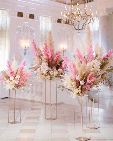 Pin By Events Fabrique On Pampas Grass Wedding Wedding Centerpieces