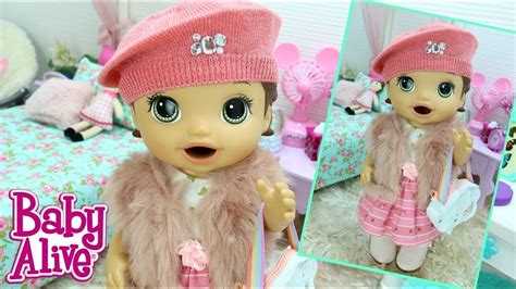 Baby Alive Laurinha Se Arrumando Para A Festa Da Prima Youtube