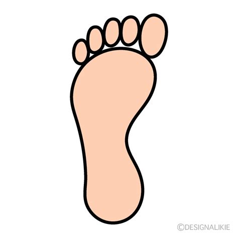 Simple Foot Clip Art Free Png Image｜illustoon