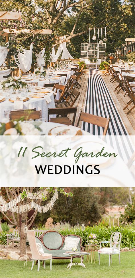 Today we present 5 excellent secret garden wedding color ideas. 11 Secret Garden Weddings ~ Oh My Veil-all things wedding ...