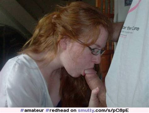 Redhead Glasses Blowjob Amateur Smutty Com
