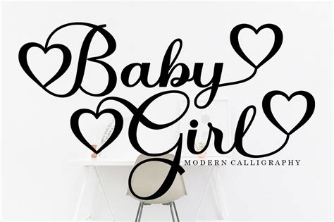 Baby Girl Script 1050965 Calligraphy Font Bundles