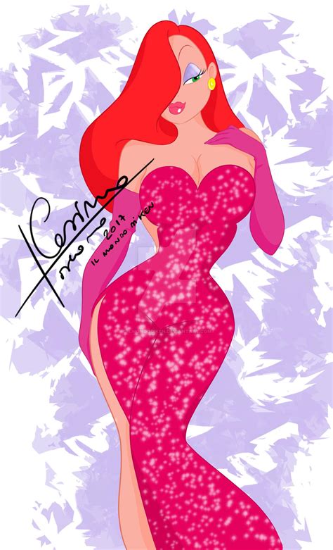 jessica rabbit pose by ilmondodiken on deviantart