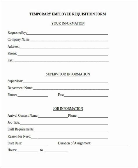 Company Vehicle Requisition Form Patricia Wheatleys Templates