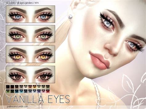 Vanilla Eyes N79 By Pralinesims At Tsr Via Sims 4 Updates Alpha Eyes