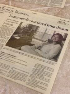 Dream Nannies Featured In Newspapers And Magazines Georgia S Dream